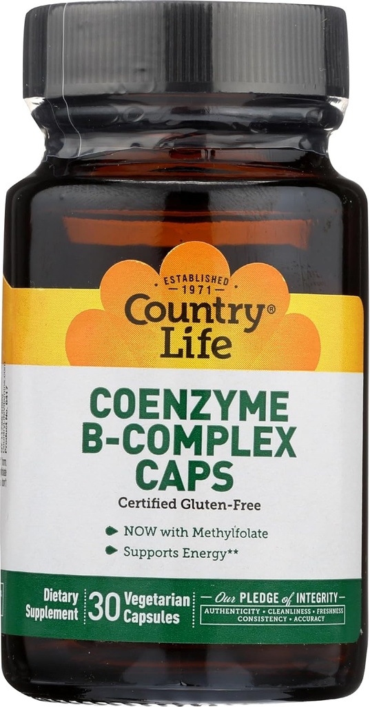Country Life Coenzym B Complex, 30- Count