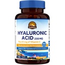 Vitalitown Hyaluronic Acid Supplements 250 mg, Plus 25 mg Witamina C, Naturalnie Poderived & Wysoka Biodostępność, Hydration skóry, 90 Kapsułki wegańskie, 3 Dostawa miesiąc