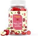 Jabłko Cydr Gummies ocet 1000mg, suplement ACV do detox & Cleanse, Suger Free i Non-GMO - 60 Gummies