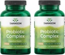Swanson Probiotic Complex 4.2 Billion CFU 5- Strain Digestive Health Fat Metabolizm Satity Prebiotic FOS Complex Supplement 120 Veggie DRcaps (2 opakowania)