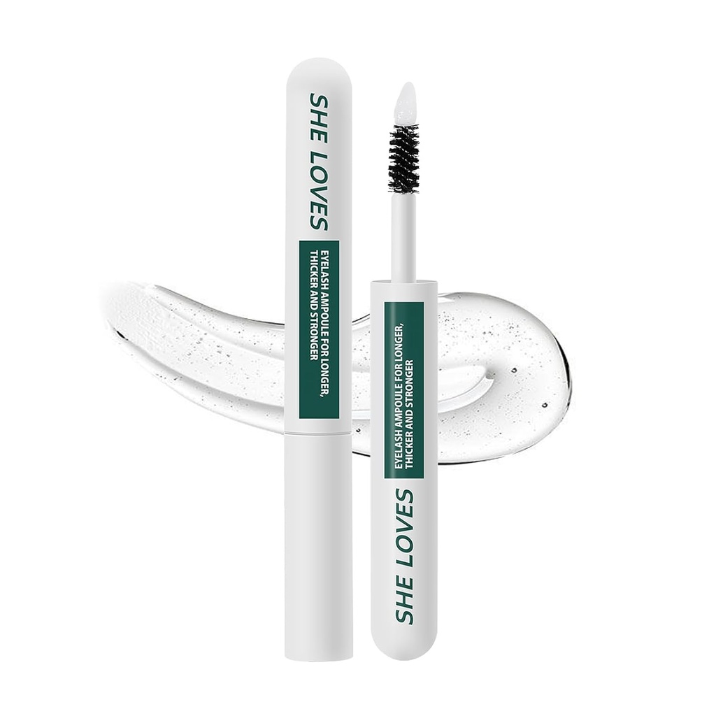 Zaawansowany wzrost rzęs Serum 2- in-1 Brush Head do wzrostu rzęs dla dłuższe, Grubsze, Silniejsze