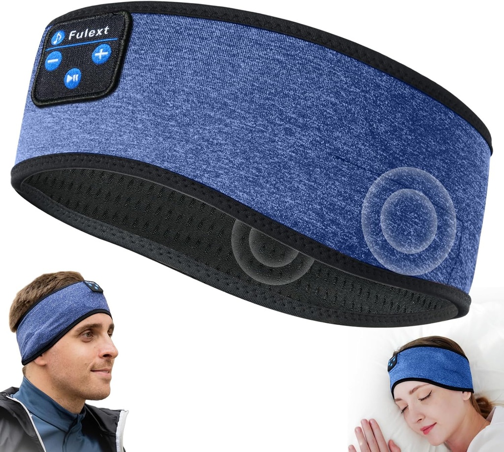 Słuchawki senne Headband10Hrs Bluetooth opaska z Cozy Earbuds Komfortowe słuchawki senne dla śpiących bocznych, Sleep & Lounge Pomysł na prezent dla kobiet