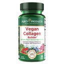 Vegan Collagen Builder - Organic Whole Foods Fruits + Veg, Silica, Luteina, Witamina C, Biotin, Nasiona winorośli - Amino Acids Glycine, Lysin + Proline Colagen Boosters (30 Servings, Tablets)