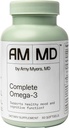 Amy Myers MD Kompletne Omega-3 Softgels - Suplement oleju rybnego do wsparcia układu sercowo-naczyniowego i immunologicznego - Non-GMO, Non-Dairy & Non-Soy - 60 Softgels (60 Servings)