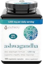 Generic Ashwagandha Suplement Organiczny KSM- 66 Ashwagandha Suplement wegetariański 180 Kapsułki, 1000mg na dobę Serving, Pomoc Wsparcie zdrowe Stress Management Response, Wyczyść
