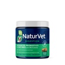 NaturVet Zaawansowane Probiotyki i Enzymy, PB6 Dog Soft Chews aby pomóc czułe żołądki i problemy trawienne, Hickory wędzony Bacon Parzysty suplement dla psów przez 6 tygodni, 120 Hrabia Jar