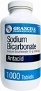 Biwęglan sodu Tabletki 124; USP 650mg (10 ziaren) 124; Ulga niestrawności kwasowej, Heartburn, Sour Stomach & Upset Stomach 124; Nerki Zdrowie 124; 1000 Liczba