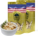 2 Torby American Ginseng Slices z Wisconsin, DOL American Wisconsin Ginseng Slices Root for Tea, Energia dla mężczyzn Kobiety Zdrowie Wzmacnia odporność, Gluten Free, Support Long Strip 2 Bags of 4OZ, 8OZ