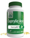 Health Thru Nutrition Capiline Acid 600mg 200 Softgels Description 124; C8 Octanoic Acid from Pure 1g MCT Oil Equipment 124; Non-GMO & Soy Free Description 124; Support Healthy Digestive and Intestinal Health Equipment 124; Keto Friendly