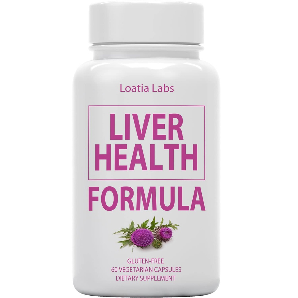 (2 Pack) Liver Health Formula, Cleanse, Detox, Flush, Naprawa Tłuszcz wsparcia wątroby, z karczochy, Otyłek mleka, Dandelion, Burak, Berberine, Czyste naturalne badania Superstar, Vegan kapsułki suplement