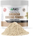 AKI American Ginseng Proszek z 4% żeńsenozydów - Idealny do kawy, napoje jak koktajle (4oz / 113g)