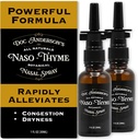 Doc Anderson 's Botanical Nasal Spray - Natural Congestion Relief with Aloe & Thyme for Clearer Breathing, Combat Irritants, and Moisturizes, Made in USA (2 Pack)