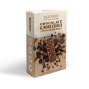 BODi BEACHBAR-Based Czekoladowy chrupki migdałowe - białko bogaty Wegan Snack Bar, Gluten- Free, Niski indeks glikemiczny, 10 g białka, 150 Calories, 15 Barów na pudełko