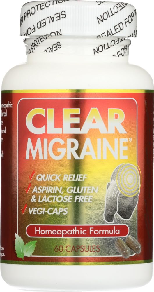Przezroczysty Migrena Clear Products 60 Czapki