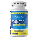 Puritan Pride Probiotic 10 z witaminą D w celu wsparcia immunologicznego systemu zdrowia *, 60 Hrabia, Biały