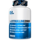 Evlution L- Citrulline2000 Supplement of Men Nutrition High Strength L Citrulline Capsules for Enhanced Muscle Strength Recovery and Intensive Pomps - Plant Based Nitric Oxide Booster