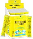 KLUCZOWE NUTRIENTY Multiwitamina Electrolytes Hydration Pakiety - Odświeżanie Lemonade Post Workout i Recovery 40 Pack - No Sugar, No Calories - Podróże Hydration Proszek