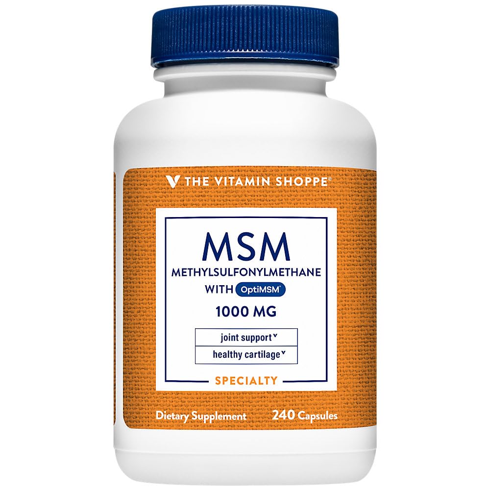Witamina Shoppe MSM 1000 MG (240 kapsułki)