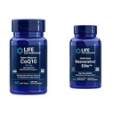 Life Extension Super Ubiquinol CoQ10 60 Softgels i zoptymalizowany Resveratrol Elite 60 Kapsułki wegetariańskie Bundle