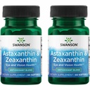Swanson Astaxanthina & Zeaxanthin Eye Health Supplement for Screen- Heavy Professionals with 4 mg Astaxanthin & 4 mg OmniXan Zeaxanthina (60 Softgels, 2 Pack)