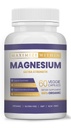 Magnezu Dodatkowy suplement siłowy - 600mg Magnezu Glicynian - Wspiera zdrowie kości, Funkcje mięśni - Wegan, Non-GMO - 60 Kapsułki