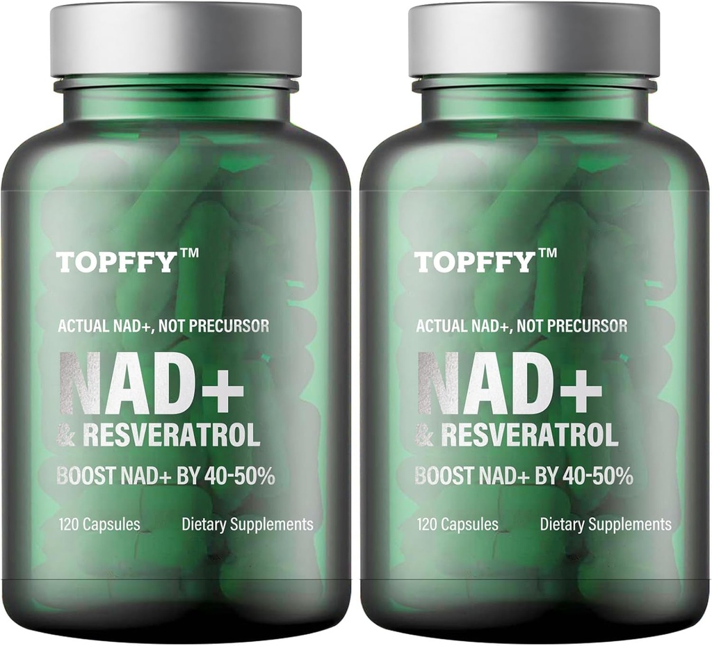 NAD + & Resveratrol Supplement, 240 Softgels NAD + Suplement wzmacniający Max Absorpcja dla wsparcia Cellular Energy Aging Defense