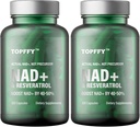 NAD + & Resveratrol Supplement, 240 Softgels NAD + Suplement wzmacniający Max Absorpcja dla wsparcia Cellular Energy Aging Defense