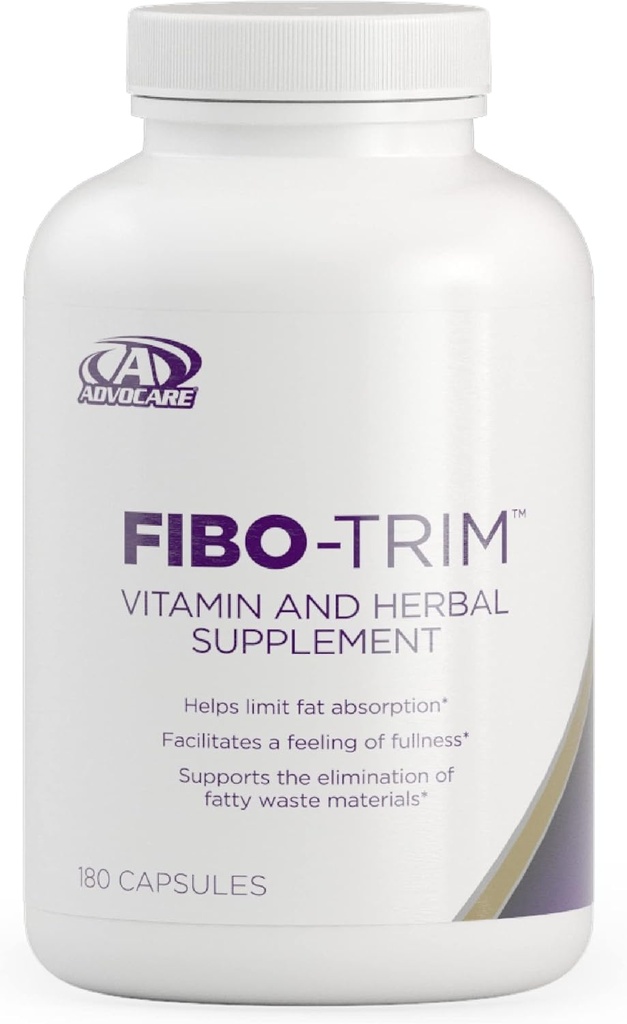 AdvoCare Fibo- Trim - Pomaga w absorpcji limonkowej * - Suplement diety z witaminą C, witaminą E, niacyną, tauryną & More - 180 kapsułek