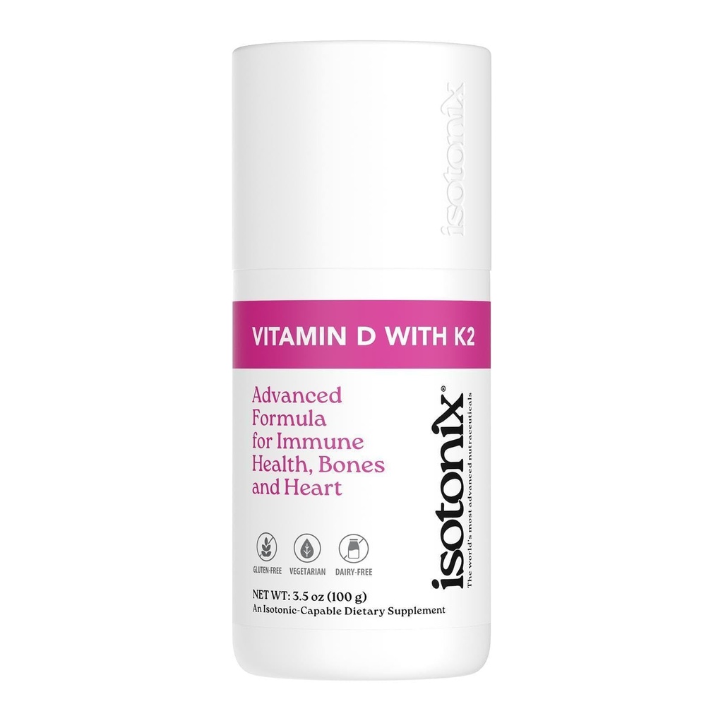 Izotonix Witamina D z K2, Promotes Normal Bone Mineral Density, Promotes Healthy Arterie, Pomaga utrzymać zdrowie kości, Wspiera zdrowie immunologiczne, Market America (30 Służenie)