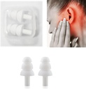 Szum uszny Relief dla Ringing Uszy, szum uszny Relief Device, Anti szum uszny Relief Ear Clip, Urządzenie dla Stop Ear Ringing, Szum uszny Earplug dla Ringing ucha, Trzy warstwa redukcji hałasu Earplug (1pair)