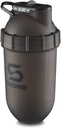 Butelka shaker shaker shaker shaker - 24oz Leak Proof Protein Butelka shaker do wstępnego treningu, Smoothie i proszkowe mieszanki napojów, No- Blade Mixer do siłowni, BPA- Free, Easy Clean & Easy to Carry (Frosted Black)