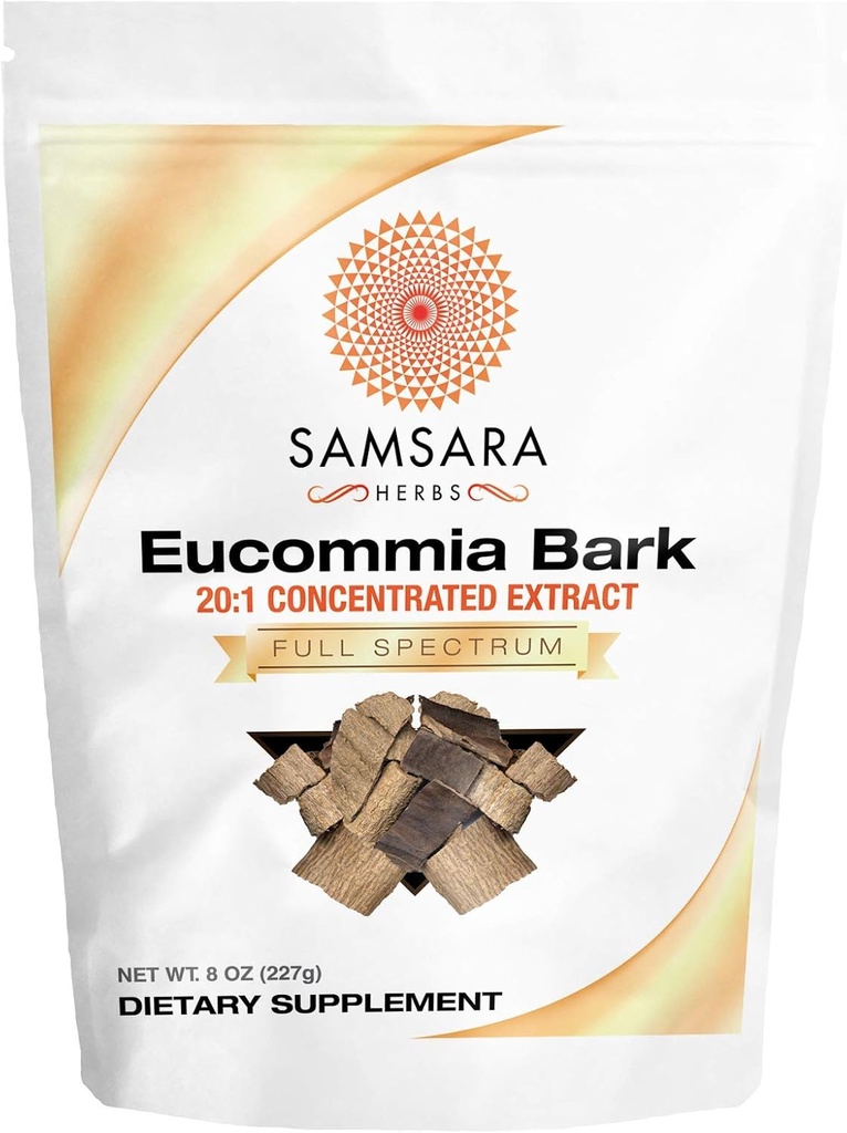 Ekstrakt Samsara Herbs Eucommia w proszku - 20: 1 koncentrat ekstraktu (8oz / 227g)
