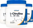 Nutricost Pure L- Citruline (Base) Proszek (600 gramów) (3 butelki)