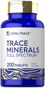 Carlyle Trace Minerals: 124; 200 Tablets: 124; Full Spectrum Supplement: 124; Non- GMO & Gluten Free Complex: 124; by Vital Trace