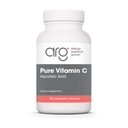 Alergia Research Group Pure witaminy C Suplement - Kwas askorbinowy, 1000mg Witamina organiczna C, Wysoka moc, Niebuforowany, Łagodna kwasowość, Kapsułki wegetariańskie - 100