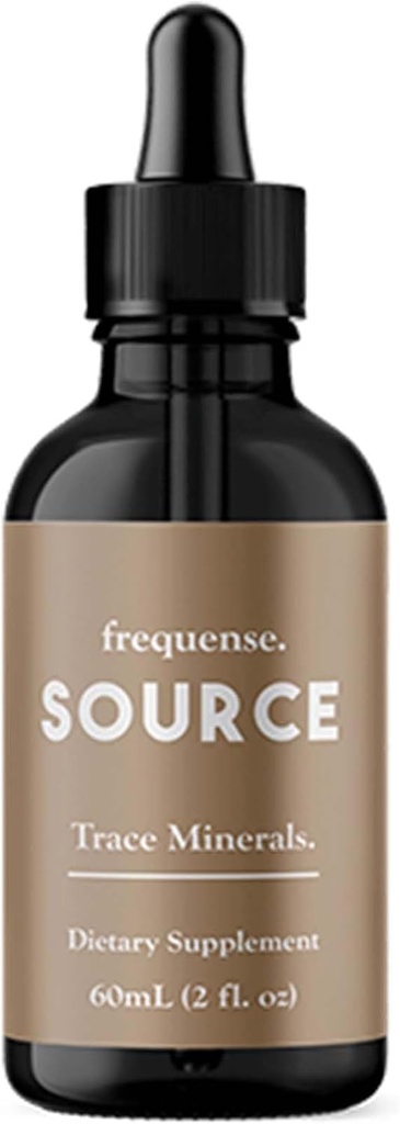 FREQUENSE - Ślad źródłowy Minerały - Fulvic Mineral Powder for Bone Health, Wchłanianie składników odżywczych, Wsparcie skóry, Gut Health & Elektrolites - 60 ml