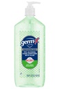 Germ- X Zaawansowany płyn do dezynfekcji rąk z Aloe i witaminy E, Non- suszenia nawilżający żel, Instant i nie Rinse Formula, Pompa butelka, Powrót do zaopatrzenia szkoły, 1 Liter