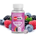 SaltStick Electrolyte FastChews - 60 mieszanych wiśni do żucia Electrolytes - Solne tabletki do biegania i nawadniania, Electrolyte Chews - 60 liczenia