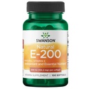 Swanson Natural Witamina E - Natural Supplement Supplement Supplement Supplement Supplement Heart Health & Tissue Protection - Essential Nutricent Promowanie Ogólnego Zdrowia & Wellness - (100 Softgels, 200IU Każdy)