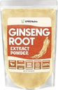 XPRS Nutra Ginseng Root Extract Powder - Ginseng Powder Wspiera funkcje poznawcze, sprawność fizyczną i układ immunologiczny - Wegańska Przyjazna Panax Ginseng w postaci proszku (16 uncji)