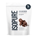 Izopura Niskie węglowodory 100% Czysty ser Izolat w proszku, Laktoza wolna, Gluten wolny, Witaminy, Czekolada holenderska, 25 g Białko na Podawanie, 1 Lb, 14 Podawanie (Packaging May Vary)