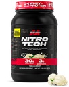 Muscletech Serwatka w proszku (krem waniliowy, 2.2 funt) - Nitrotech Ultimate Muscle Building Formula z izolatem białka serwatki - 30g białka, 3g kreatyny i 6.8g BCAA - Packaging May Vary