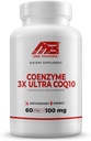 MB Jeden Pharma- COQ10 Suplement (100mg) 60 Supply- 3x Superior Absorpcja Ultra Superior, Przeciwutleniacz Defense - Wspiera Funkcje Serca produkcji energii komórkowej - Non-GMO, Gluten- Free, Wysoka Absorpcja
