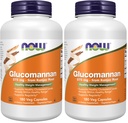 Teraz żywności Suplementy, Glukomannan (Amorphophallus konjac) 575 mg, Wspiera Regularność *, Zdrowe Zarządzanie Wagą *, 180 Kapsułki Veg (Opakowanie 2)