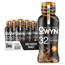 OWYN Only What You Need Pro Elite Vegan Plant Based High Protein Keto Shake, No Nut Butter Cup, Zero Sugar, 32g Protein, Omega-3, Prebiotyki, Superfoods Zielone do treningu i odzyskiwania, 0g Węglowodory netto
