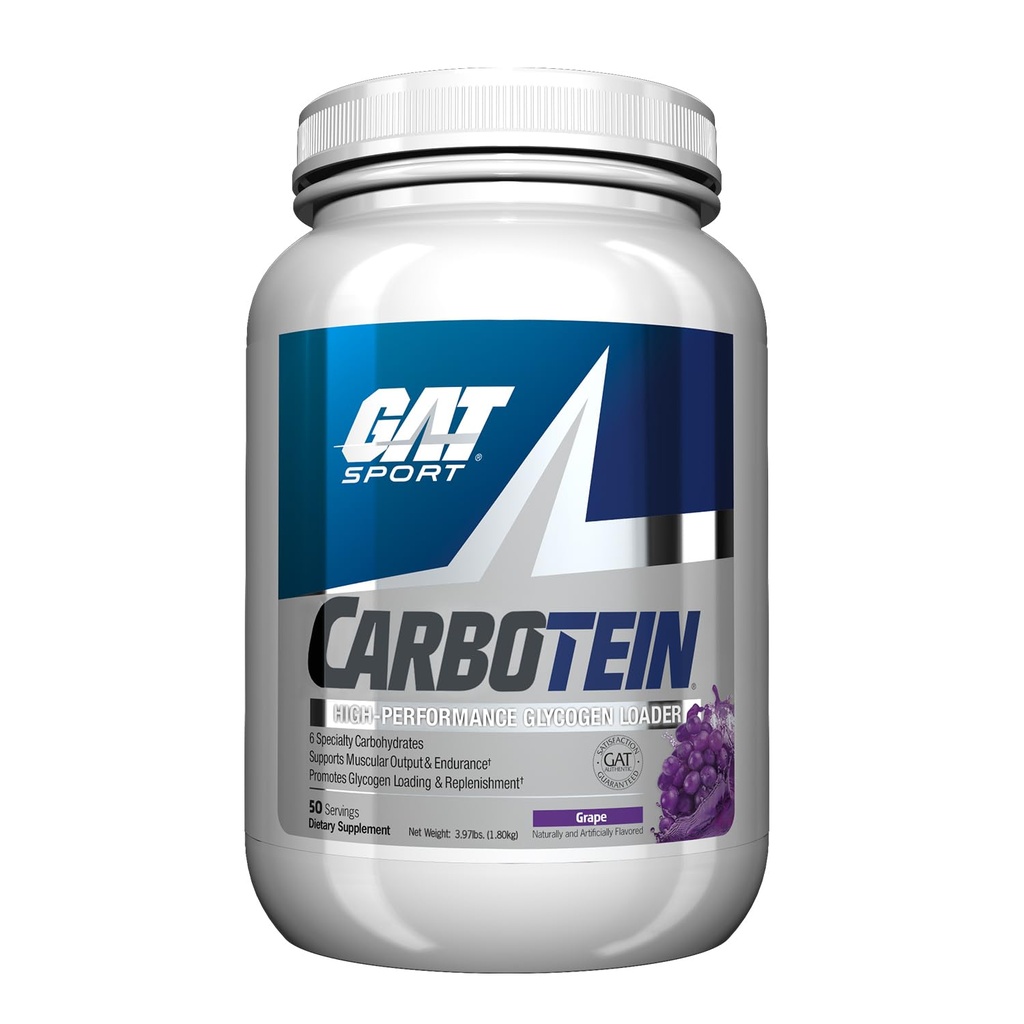 GAT SPORT Karboteina wysokiej wydajności Glycogen Loader, 50 Służenie (Grape)