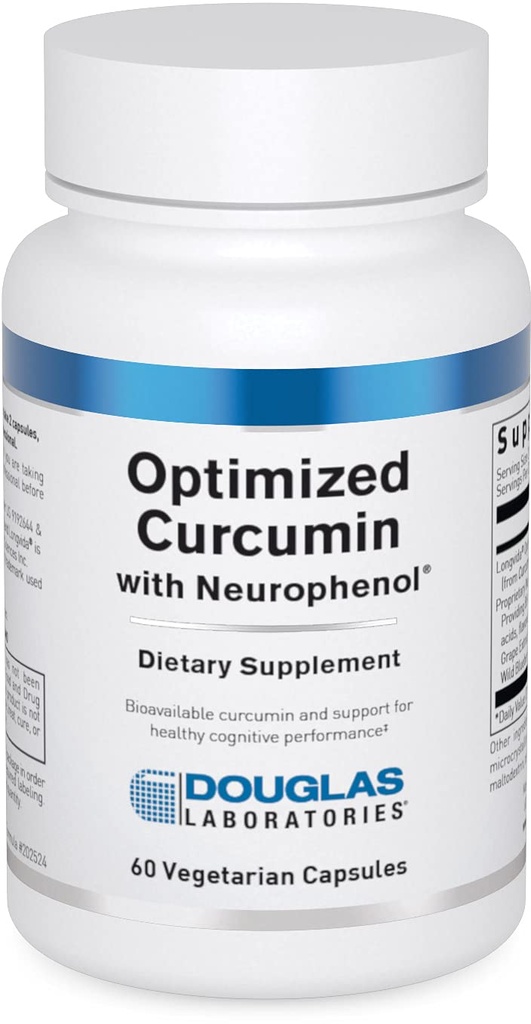 Douglas Laboratories Optimized Curcumin with Neurophenol Neurophenyl 124; Supports a Healthy Brain Neurophative 124; 60 kapsułki