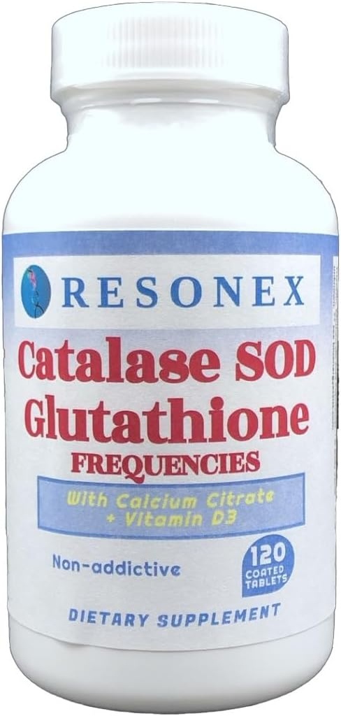 Catalase, Superoxide Dismutase, and Glutathione Frequencies- 120 Tablets