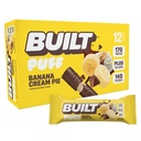 Built Bar, Puff Protein Bars, Banan Cream Pie Puff, 17g Protein Snacks, On- The- Bary, Tylko 140 Kalorii, 6g Sugar, Collagen, Gluten Free, 12 Hrabia